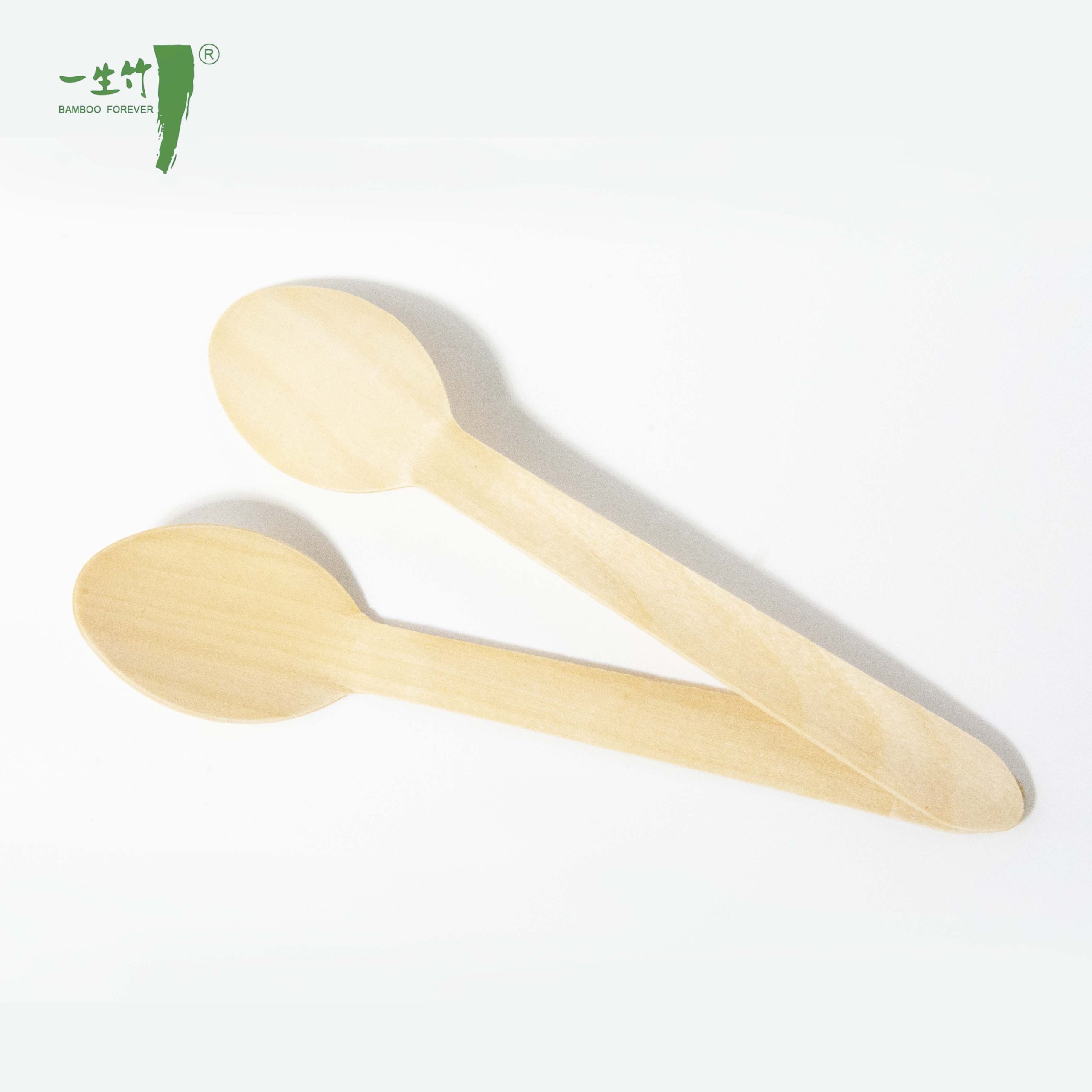 공장 직판 플라스틱 포장 일회용 나무 숟가락