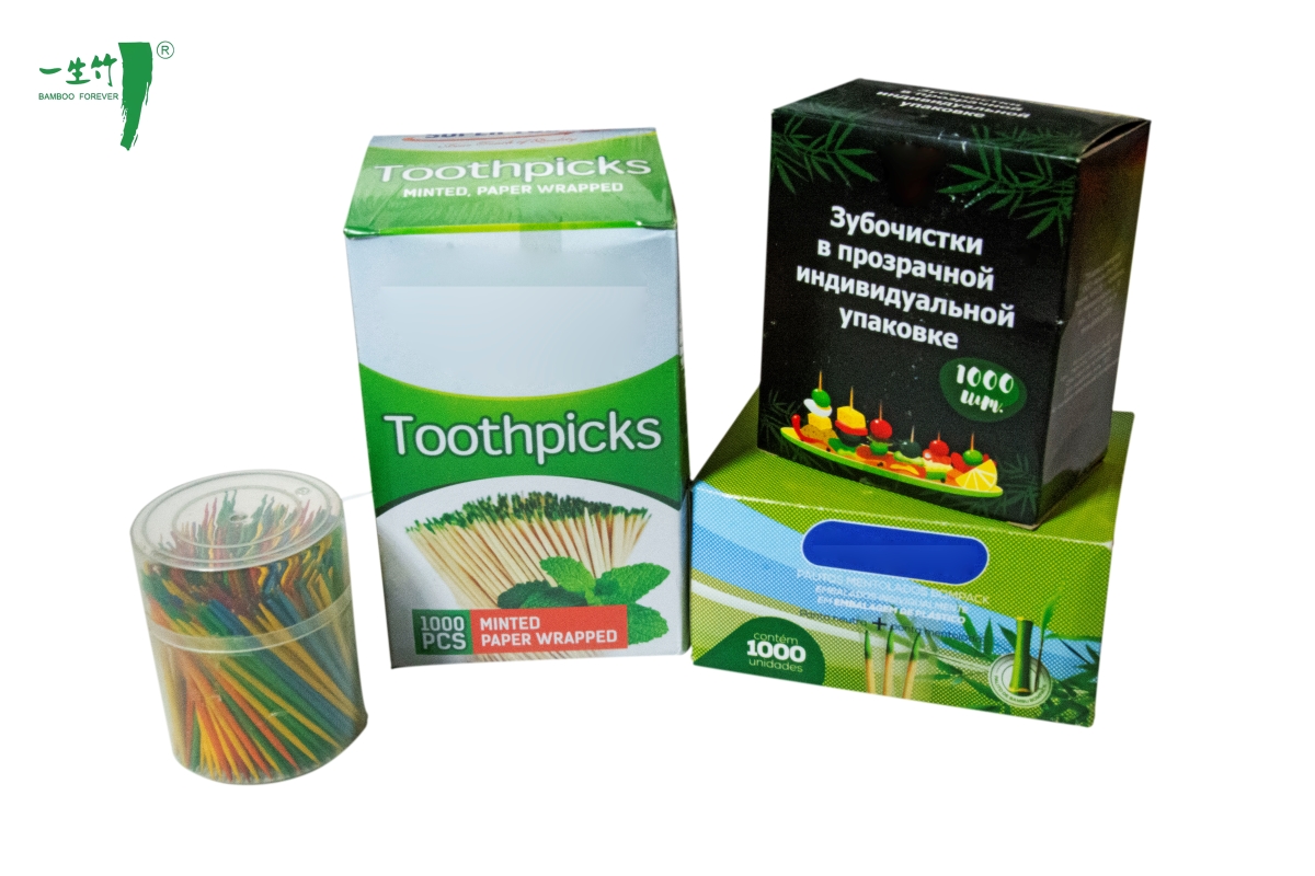 무료 샘플 공장 가격 디스포저블 민트 향 대나무 이쑤시개